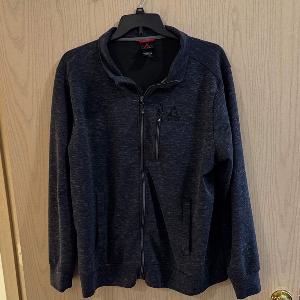 Gerry Weber Men's Dark Gray Zip-Up Sweater